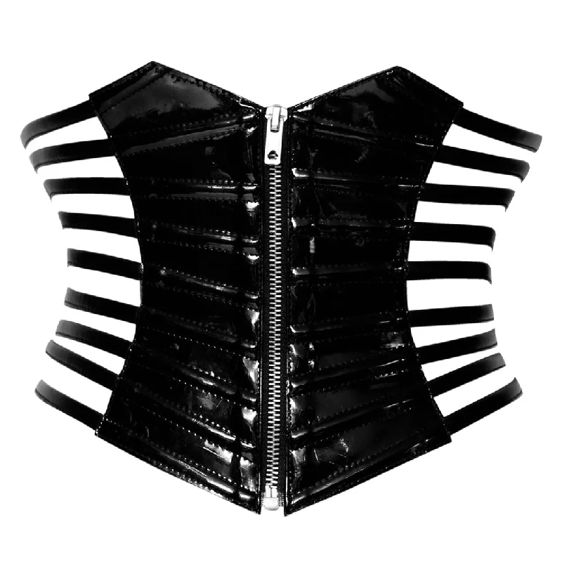 Black Fetish Waist Cincher Fashion Corset