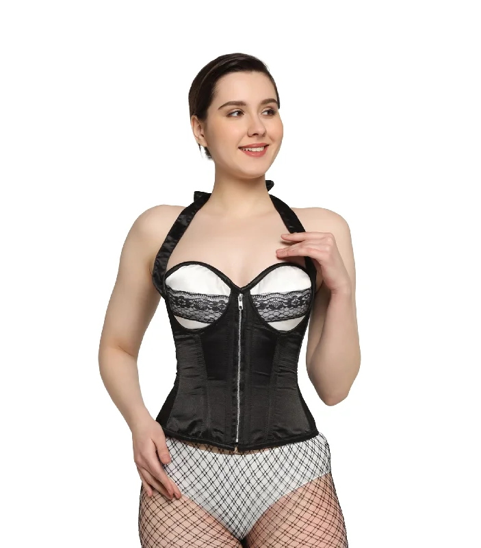 Black White waist reducing  overbust Corsets