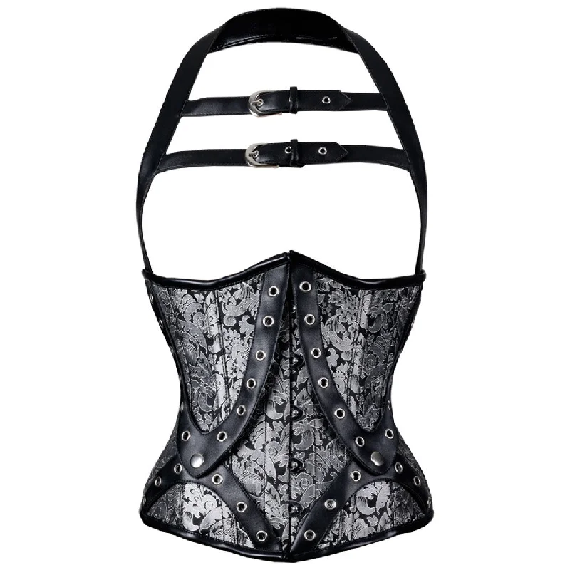 Hyacinth Gothic Authentic Steel Boned Underbust Corset