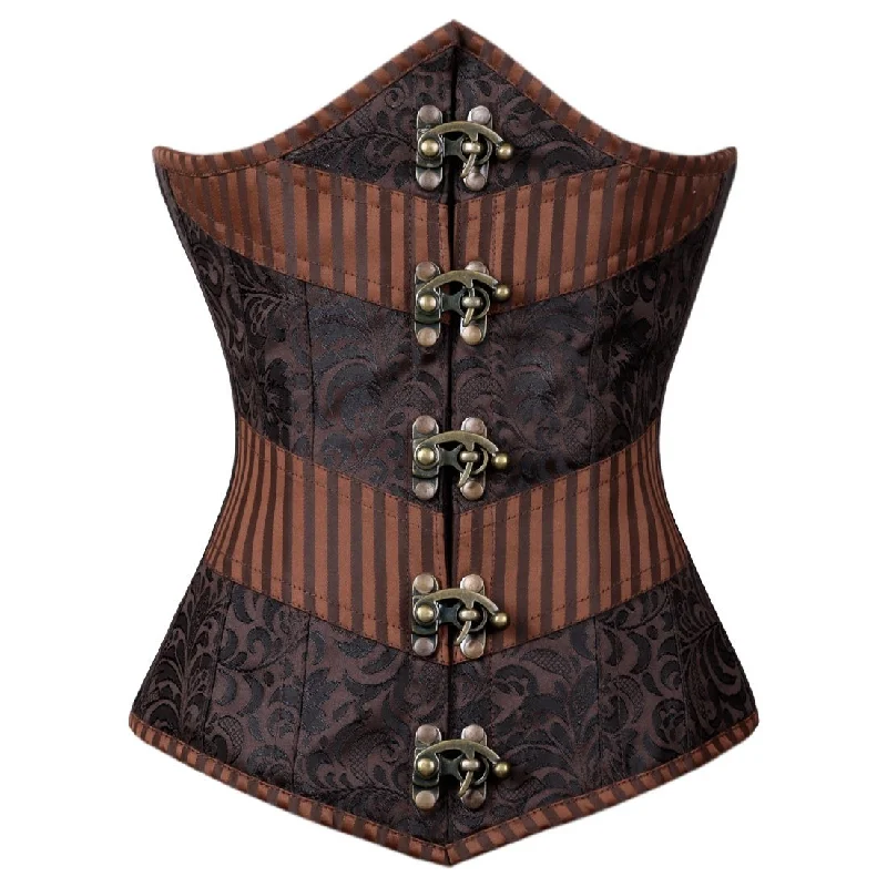 Narelle Steampunk Authentic Steel Boned Underbust Corset