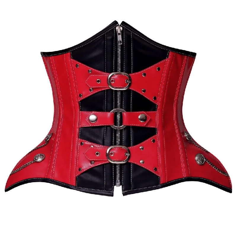 Rachele Authentic Steel Boned Gothic Punk Underbust Corset