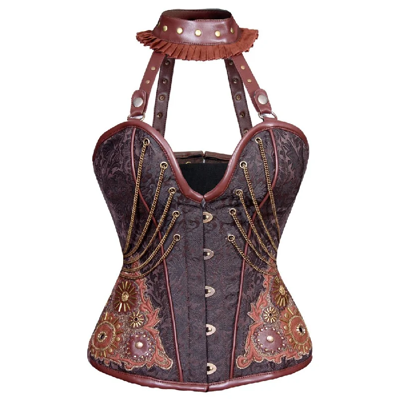 Rada Steampunk Authentic Steel Boned Overbust Corset