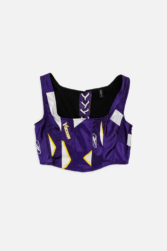 Rework Minnesota Vikings NFL Corset - L