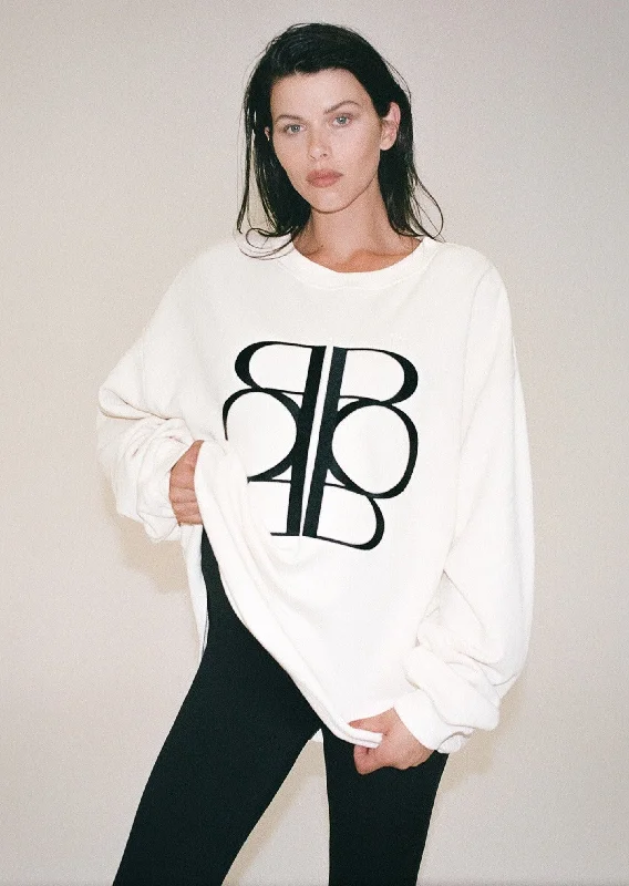 Terry Crewneck Logo Sweatshirt