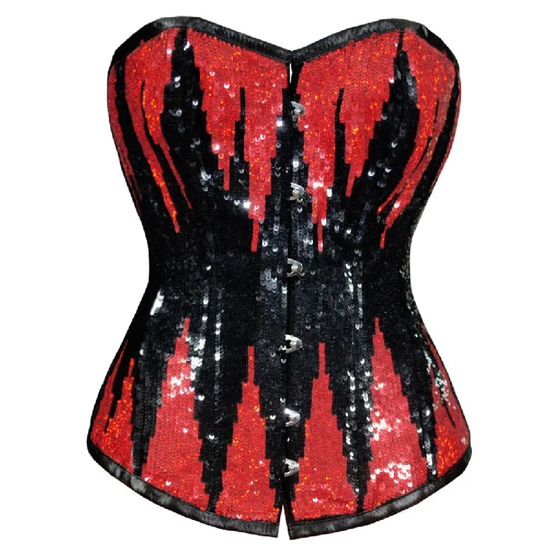 Vesper Sequined Overbust Corset