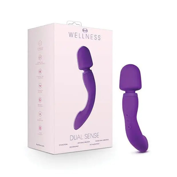 Blush Wellness Dual Sense Double Ended Massager - Purple