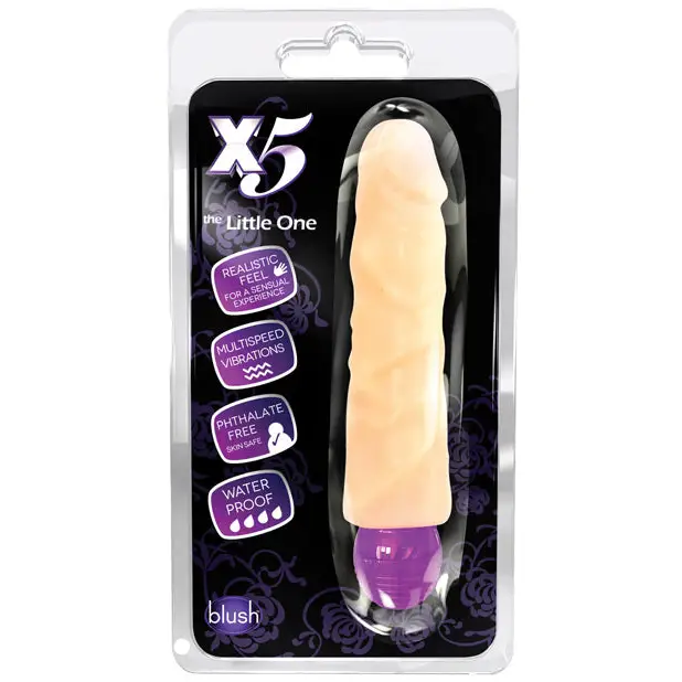 Blush X5 Plus The Little One Realistic 6.75 in. Vibrating Dildo Beige