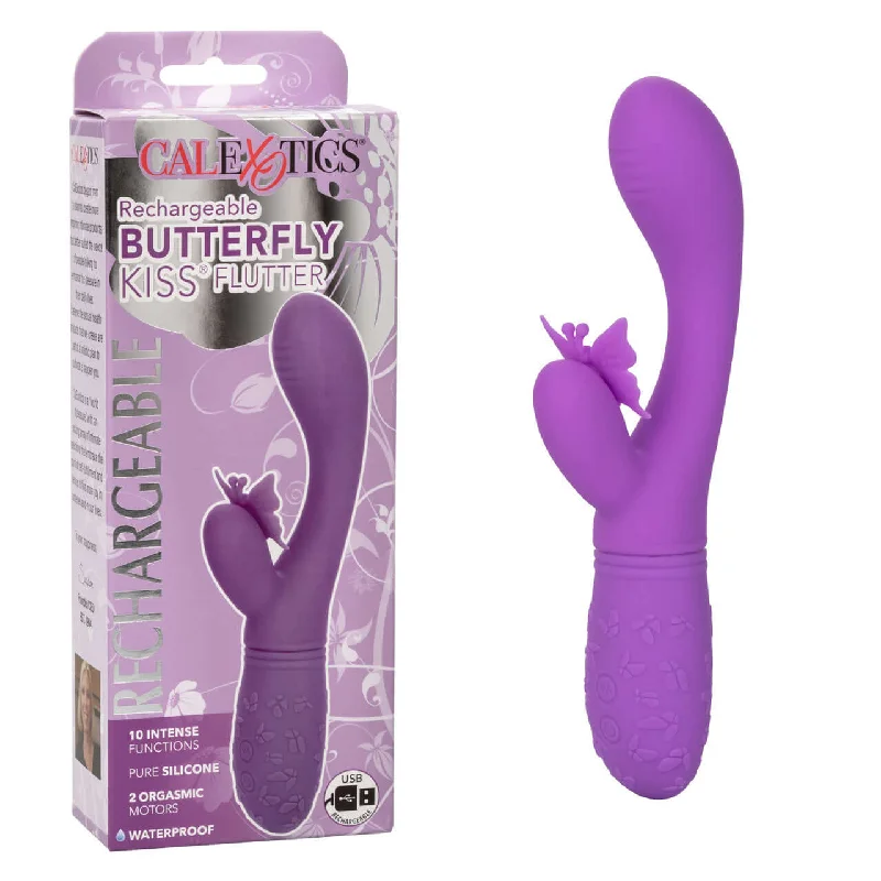 Butterfly Kiss Flutter Purple Rabbit Vibrator