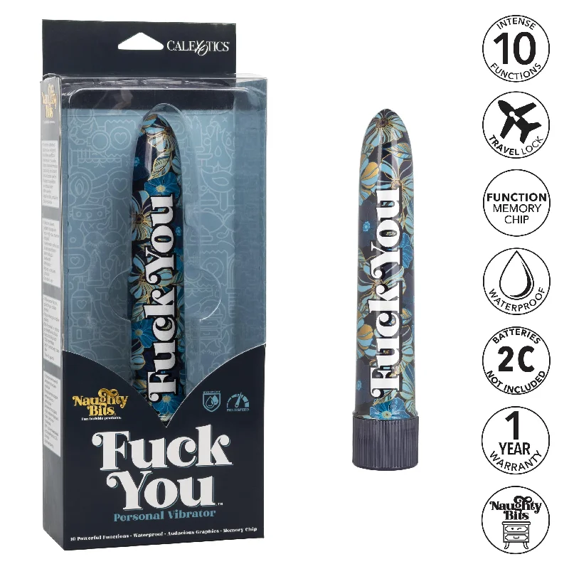 California Exotics - Naughty Bits Fuck You Personal Vibrator (Blue)