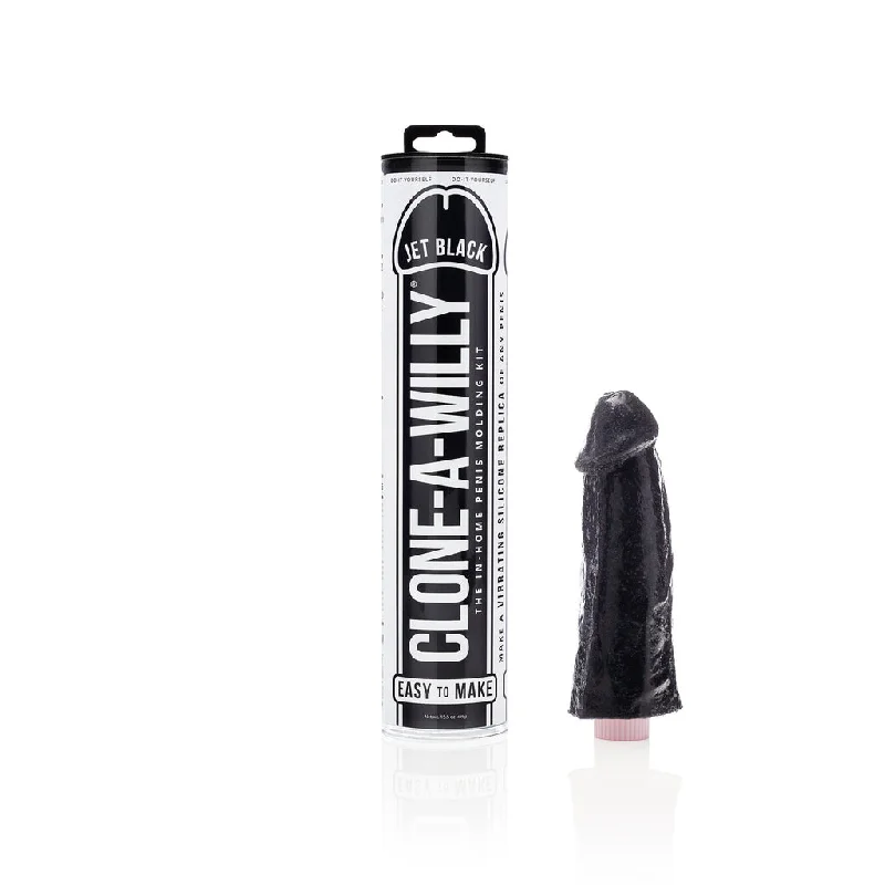 Clone a Willy DIY Vibrating Silicone Penis - Jet Black