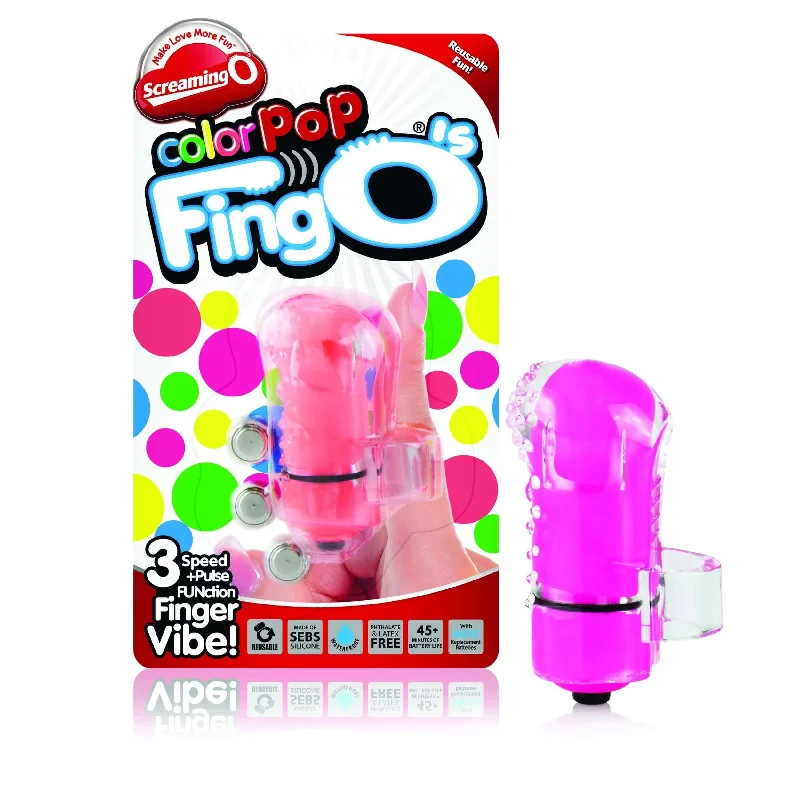 The Screaming O Color Pop Fing O - Finger Vibe with 3 Speeds + Pulse