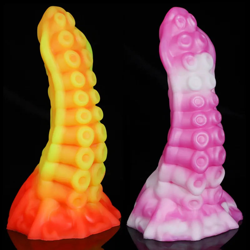 Colorful Octopus Tentacle Dildo Artificial Monster Dildo Adult Toys for Anal Sex Toys for Women Suction Cup Animal Dildo