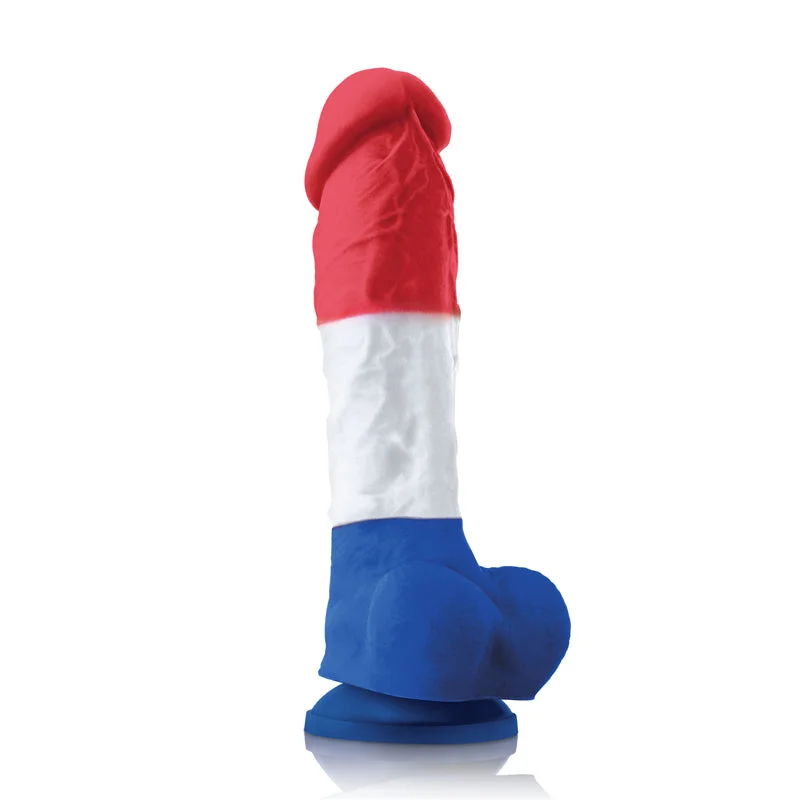 Colours Pleasures Tricolor 8" Dildo