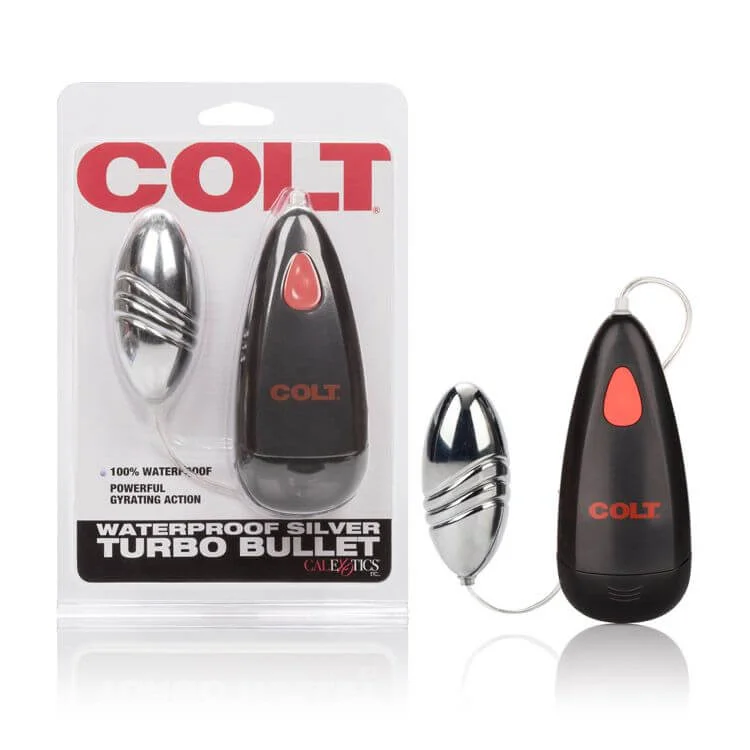 Colt Silver Turbo Bullet Vibrator Waterproof