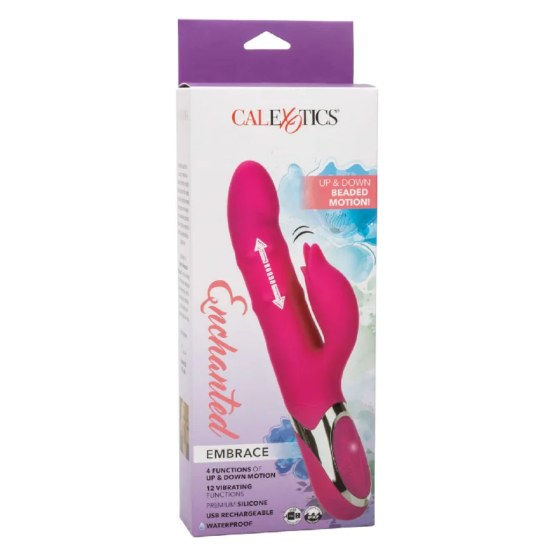 Enchanted Embrace Pink Vibrator - Dual Action Sensory Pleasure