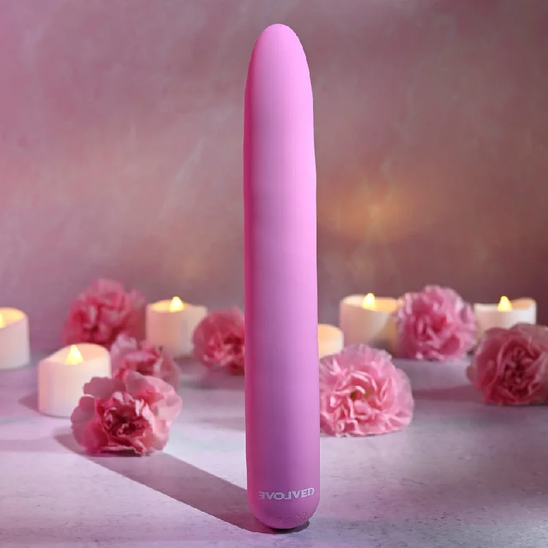 Evolved - Carnation Vibrating Dildo Vibrator (Pink)