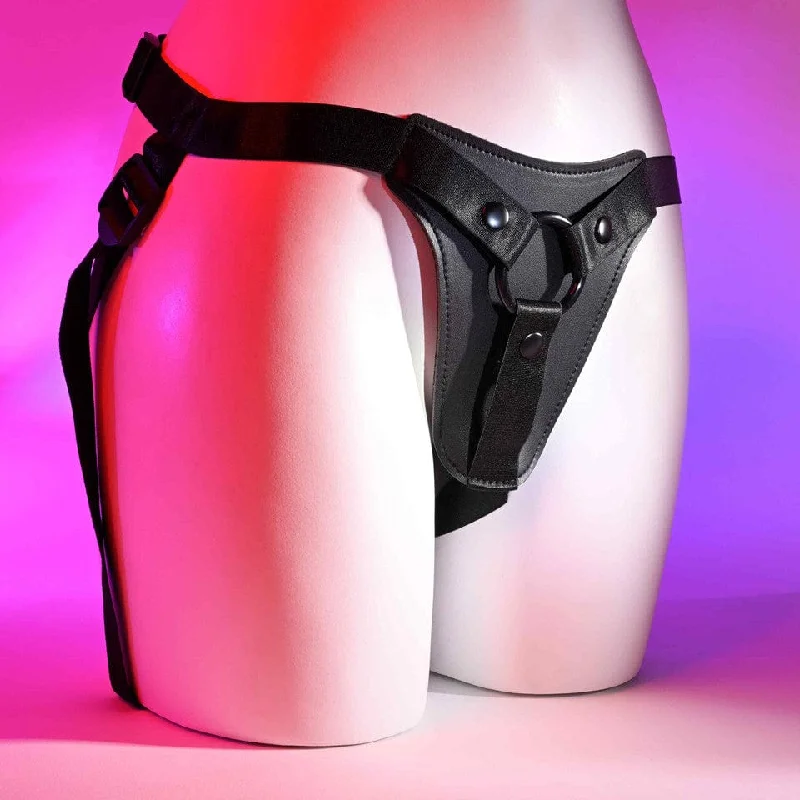 Evolved - Gender X Pleasure Harness Strap On (Black)