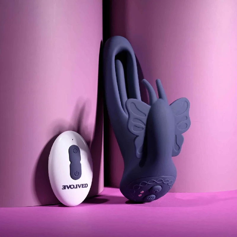 Evolved - Lord of the Wings Dual Vibrator (Black)