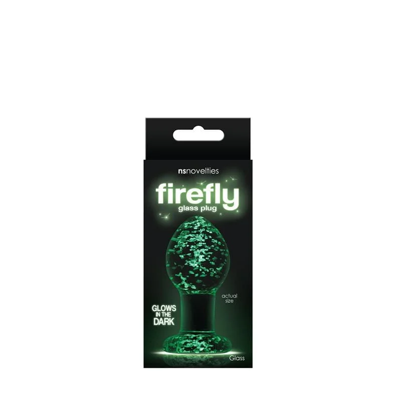 Firefly Glass Plug - Medium, Clear