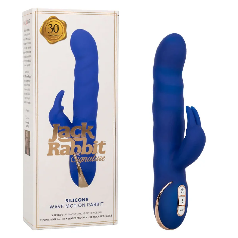 Experience Sensational Pleasure: Jack Rabbit Signature Wave Motion Rabbit Vibrator Blue