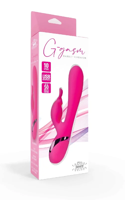 Juicy G-Gasm Rabbit Vibrator: Sleek, Sensual, Simultaneous Stimulation