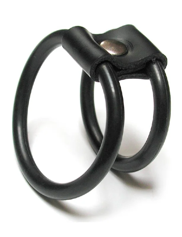 KinkLab Double-O Cock Ring, Rubber