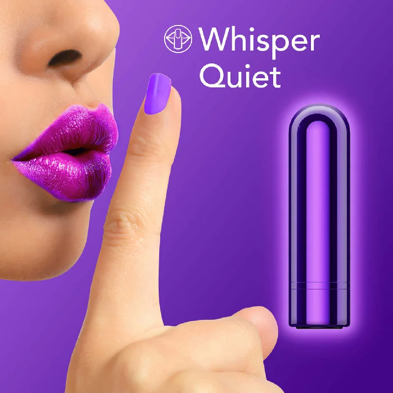 Kool Vibes Rechargeable Mini Bullet Vibrator - Grape | 10 Vibration Modes