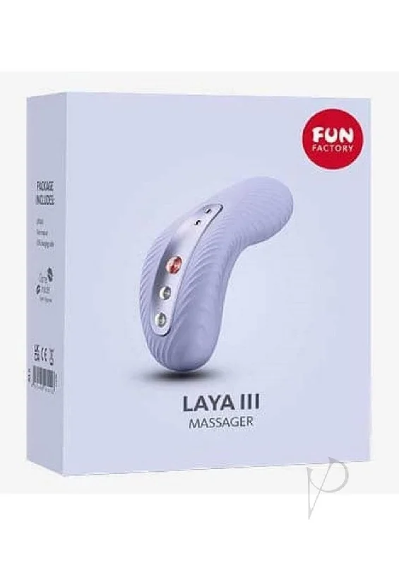 Fun Factory Laya III Purple Lay-On Vibrator - Discover Blissful Pleasure