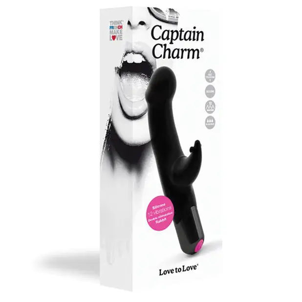 Love To Love Captain Charm Rabbit - Black