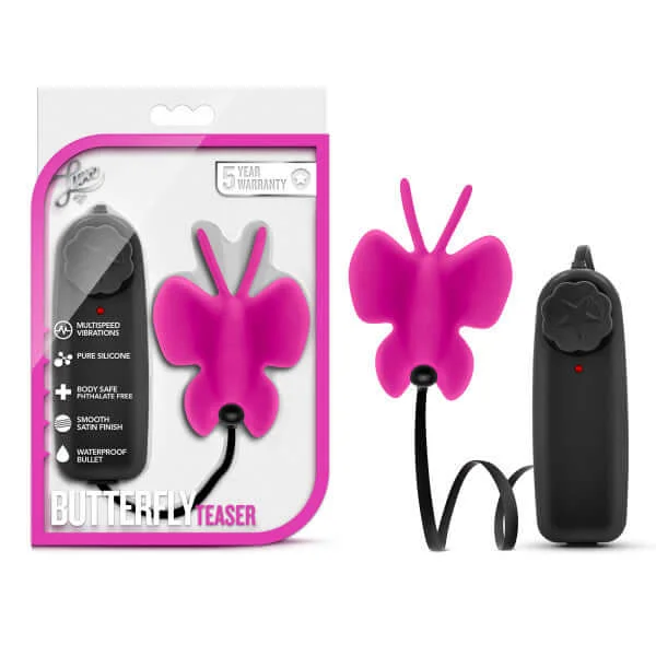 Luxe Butterfly Teaser Fuchsia Pink Vibrator