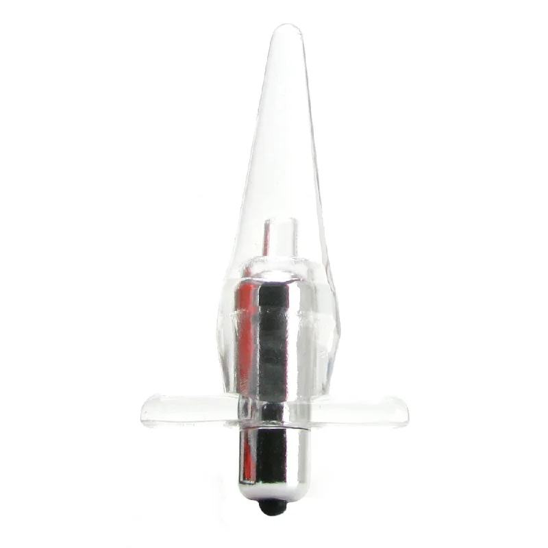 Mini Vibro Tease Anal Probe in Clear