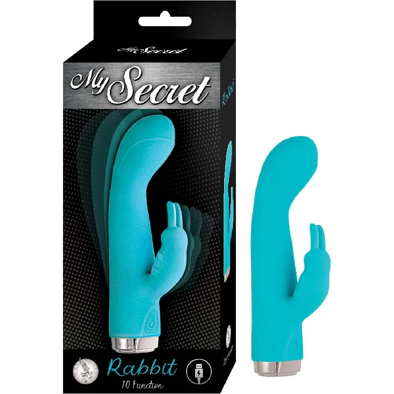 My Secret Rabbit Vibrator - Aqua Blue, Rechargeable, and Eco-Friendly