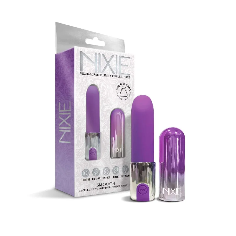 Nixie Lipstick Vibrator - Purple Ombre | Global Novelties