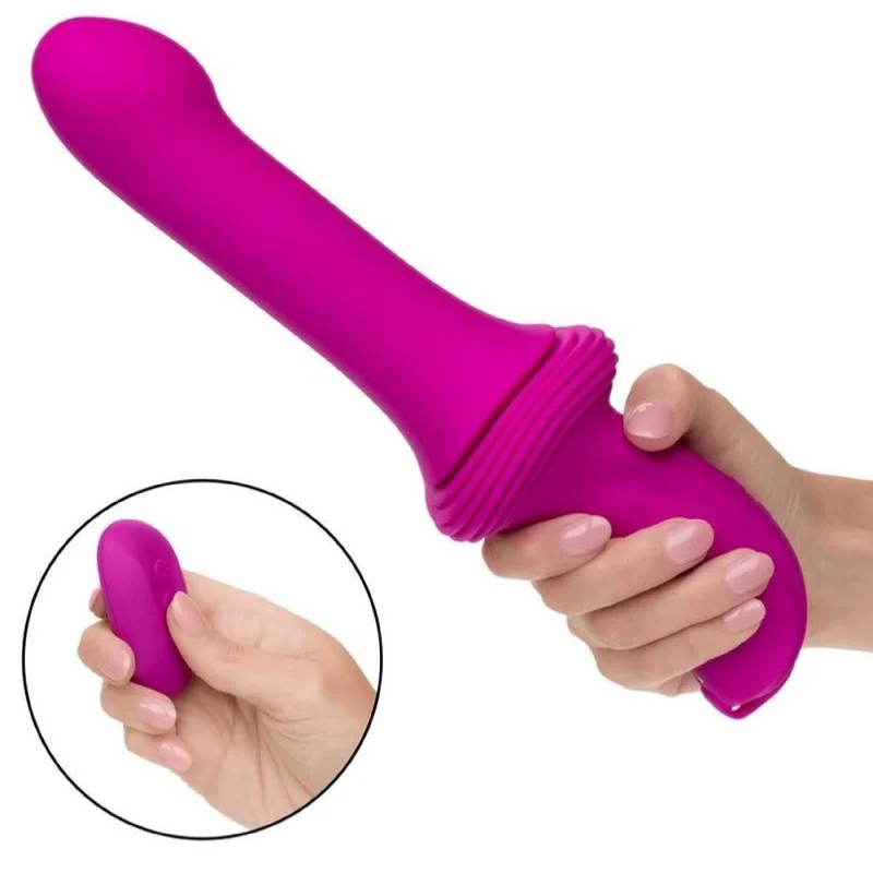 Overdrive Remote Control Rechargeable Silicone Sex Machine Smooth Thruster