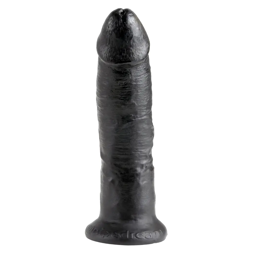 Pipedream King Cock 8 in. Cock Realistic Dildo With Suction Cup Black