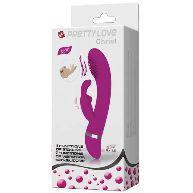 Pretty Love Christ Rabbit Vibrator Silicone Purple