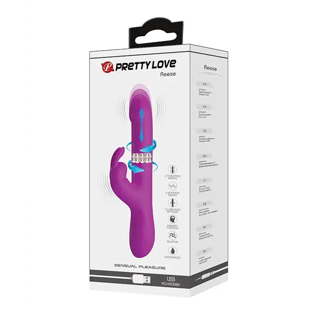 Pretty Love Reese Thrusting Rabbit - Fuchsia