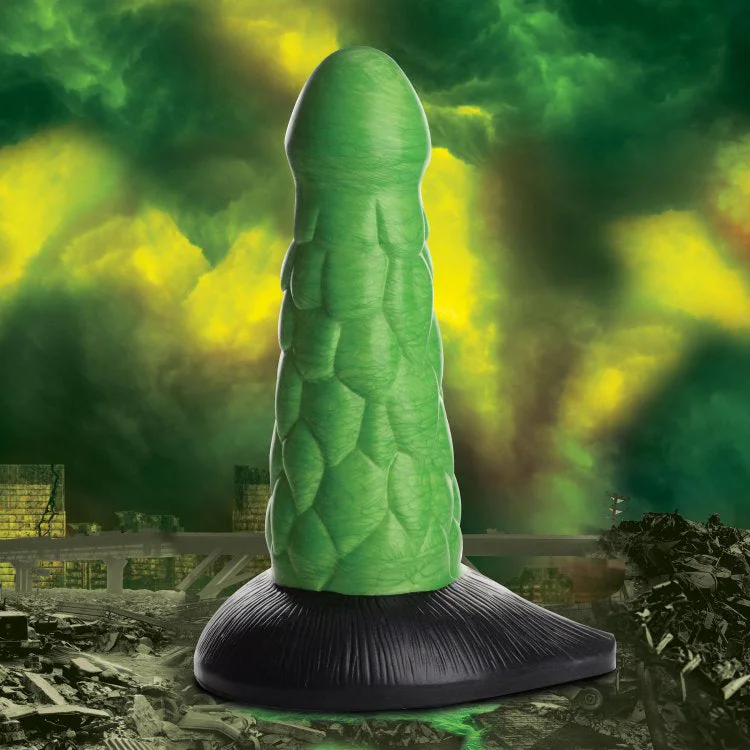 Radioactive Reptile Thick Scaly Creature Dildo