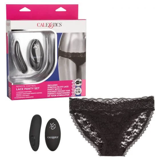 Remote Control Lace Panty Set Small/Medium