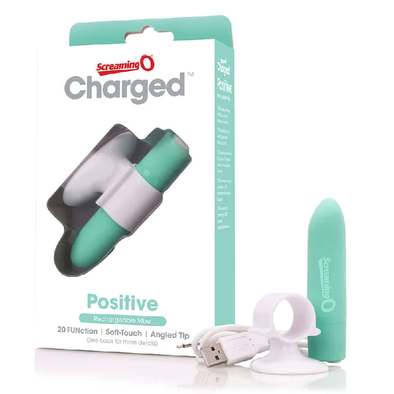 Screaming O Charged Positive Compact Vibrator Kiwi Green*