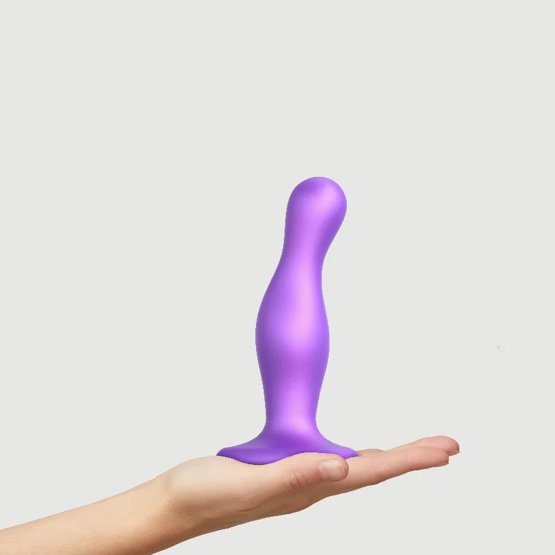 Strap On Me Dildo Plug Curvy - Metallic Purple, L