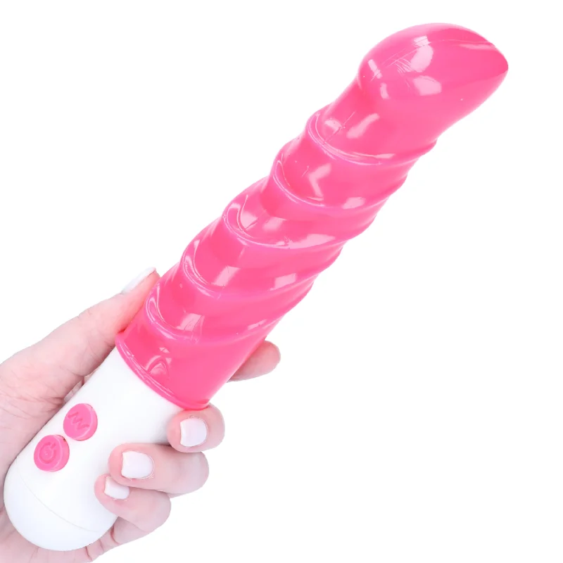 Temptation Thick Rippled Vibrating Dildo