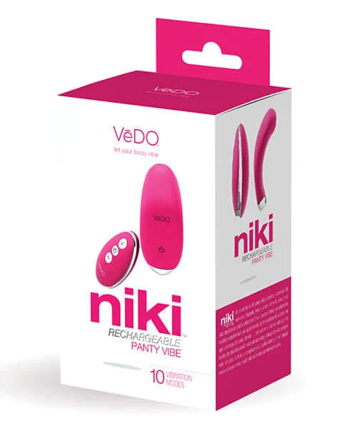 Experience Ultimate Discretion and Pleasure with the Vedo Niki Rechargeable Panty Vibe