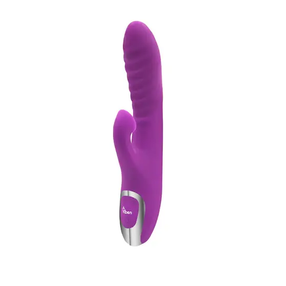 Viben Frenzy Rabbit Vibe W/ Clit Suction Berry