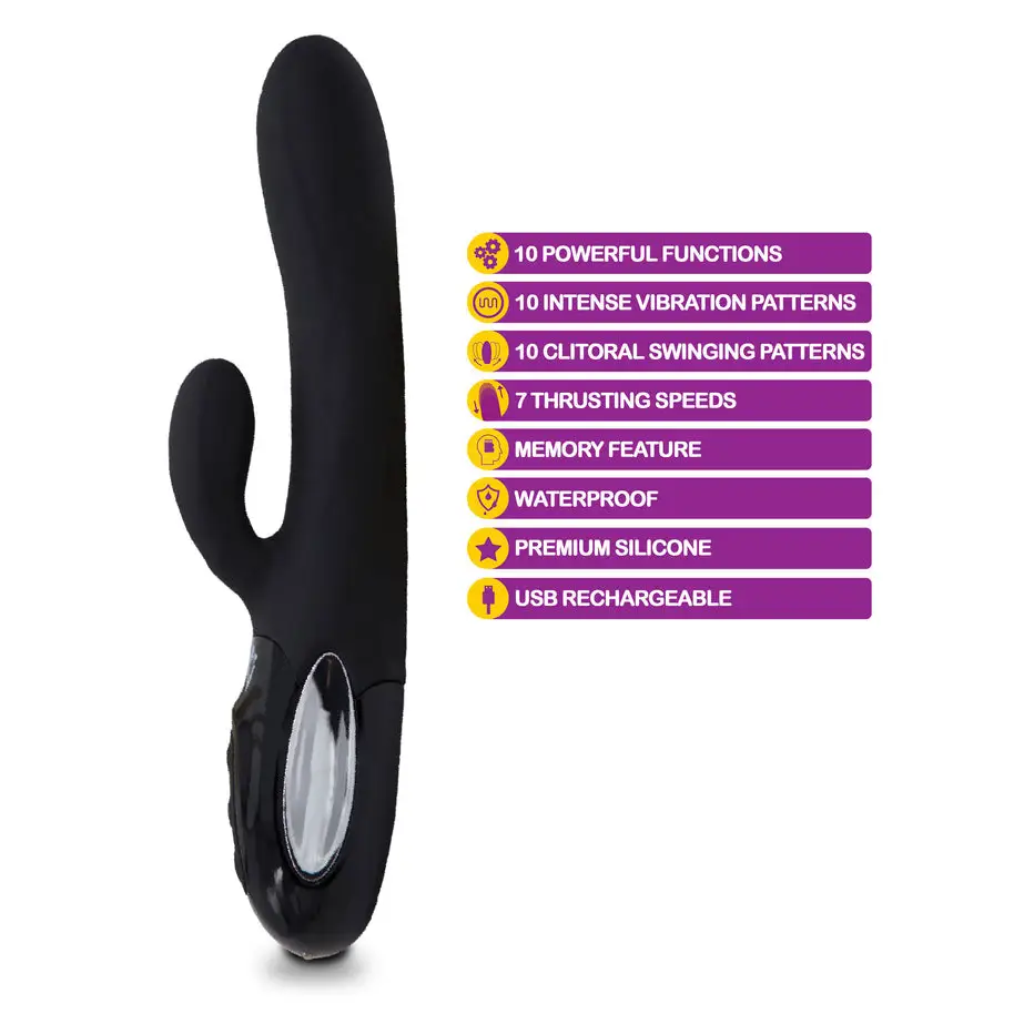 Viben Hypnotic Thrusting Rabbit W/ Clit Stim