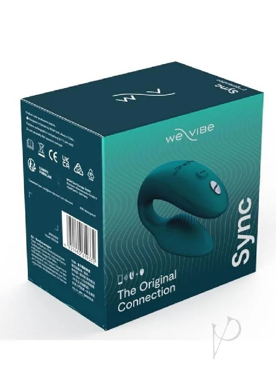 We-Vibe Sync 2 Rechargeable Couples Vibrator - Green Velvet, Adjustable, App & Remote Control