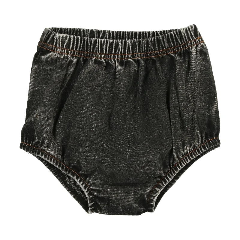 Analogie Denim Bloomers - Structured Black Denim