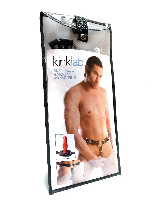 Kink Lab Anal Plug Harness with Cock Ring