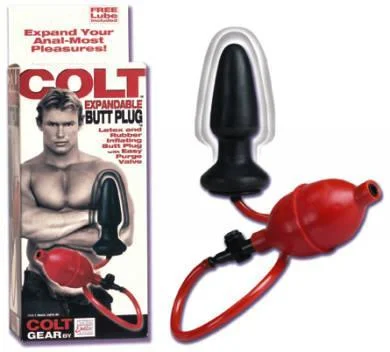 Elevate Your Anal Pleasure with COLT Gear Expandable Butt Plug