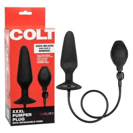 COLT XXL Pumper Plug with Detachable Hose for Enhanced Pleasure